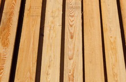 Rough Sawn Planking Timber ready for planning